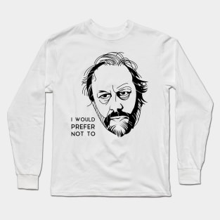 Žižek - I would prefer not to V.5 Long Sleeve T-Shirt